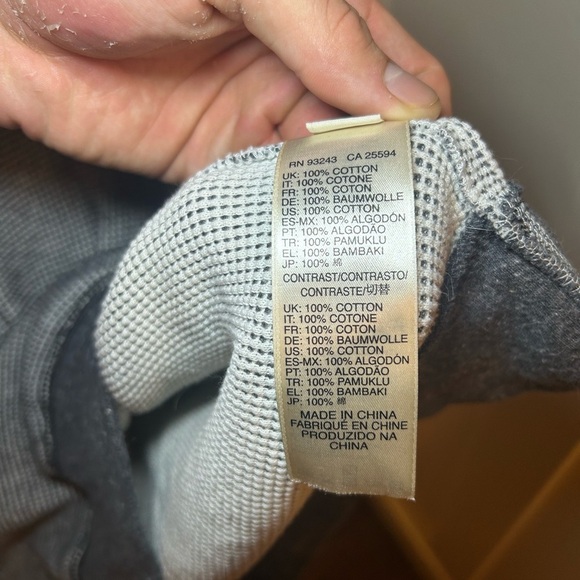 Diesel patched stonewashed thermal longsleeve - Picture 6 of 10